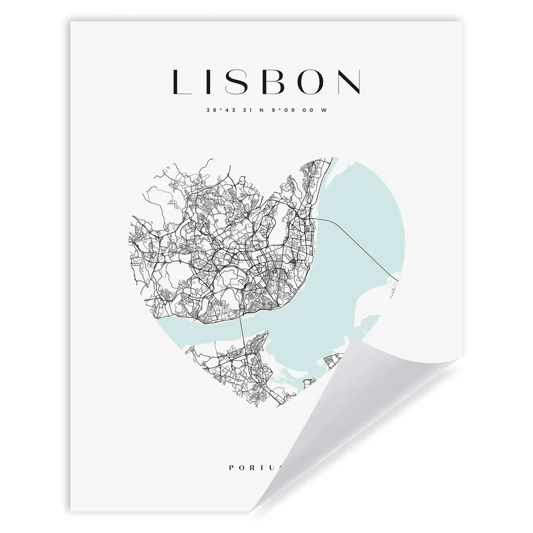 plakat-mapa-miasta-lisbona-serce-24x30-cm