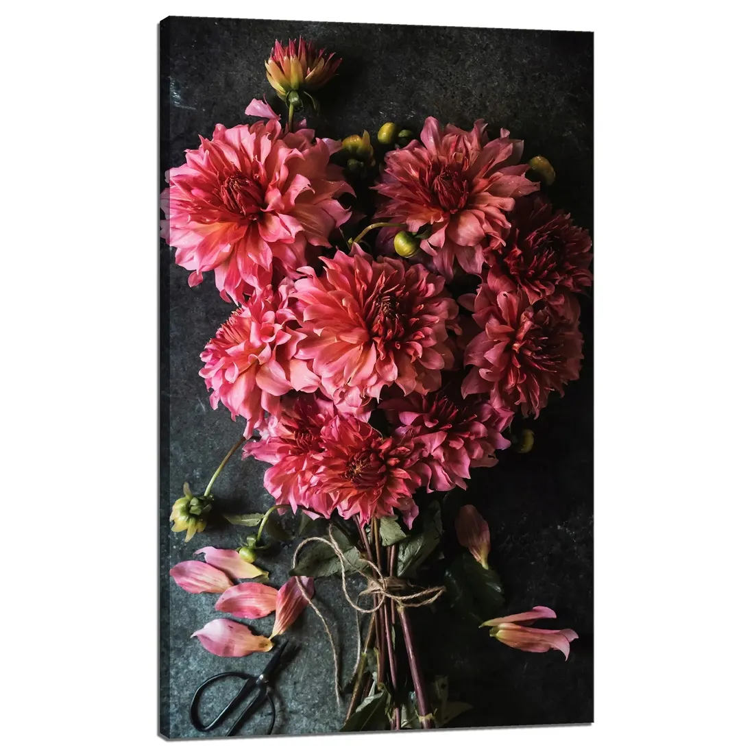 obrazy-na-plotnie-botanika-bukiet-dalii-60x100-cm-stan-nowy