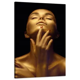 obraz-na-plotnie-kobieta-pozujaca-zlote-cialo-60x90-cm-idealny-na-prezent