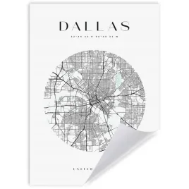 plakat-mapa-miasta-dallas-kolo-21x297-cm