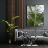 obraz-na-plotnie-botanika-zielony-lisc-80x100-cm-format-pionowy