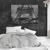 obrazy-na-plotnie-wieza-eiffla-czarno-biale-70x50-wysokosc-produktu-50-cm