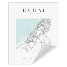 plakat-mapa-miasta-dubaj-kwadrat-24x30-cm