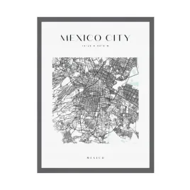 plakat-mapa-miasta-meksyk-kwadrat-24x30-ramka-szara