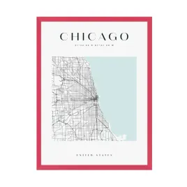 plakat-mapa-miasta-chicago-kwadrat-24x30-amarant