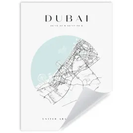 plakat-mapa-miasta-dubaj-kolo-21x297-cm