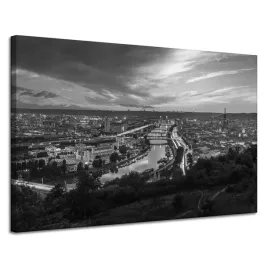 obrazy-na-plotnie-rouen-czarno-biale-z-lotu-120x80