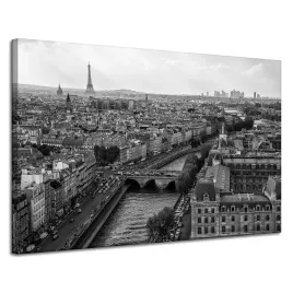 obrazy-na-plotnie-paryz-czarno-biale-z-gory-120x80