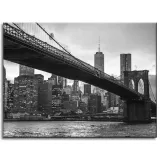 obraz-na-plotnie-manhattan-most-czarno-biale-40x30-stan-nowy