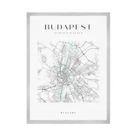 plakat-mapa-miasta-budapeszt-kwadrat-24x30-srebrna