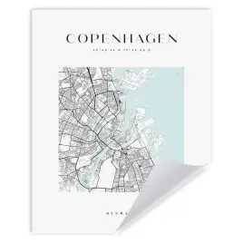 plakat-mapa-miasta-kopenhaga-kwadrat-24x30-cm