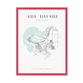 plakat-mapa-miasta-abu-dhabi-serce-24x30-amarant