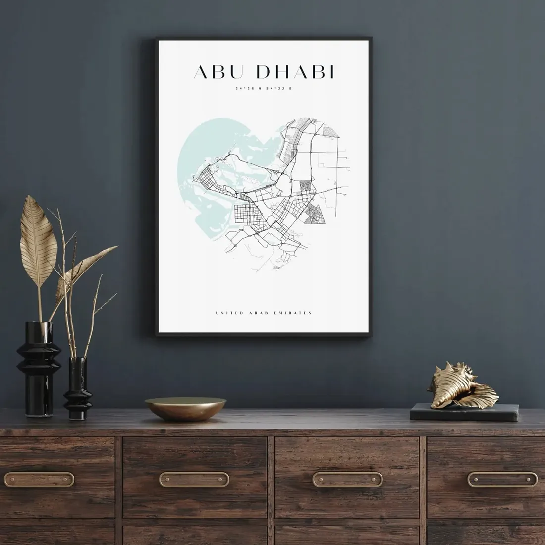 plakat-mapa-miasta-abu-dhabi-serce-24x30-amarant