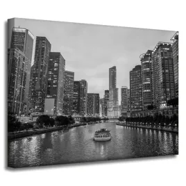 obrazy-na-plotnie-chicago-czarno-biale-40x30-cm