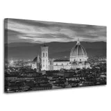 obrazy-na-plotnie-florencja-czarno-biale-100x60-cm