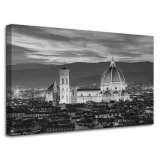 obrazy-na-plotnie-florencja-czarno-biale-80x50-cm