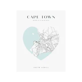 plakat-mapa-miasta-cape-town-serce-21x297-cm