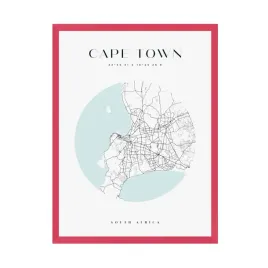 plakat-mapa-miasta-cape-town-kolo-24x30-cm-amarant