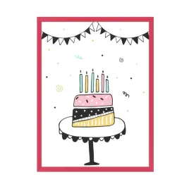 plakat-urodzinowy-tort-24x30-cm-ramka-amarant