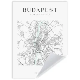 plakat-mapa-miasta-budapeszt-kwadrat-21x297-cm