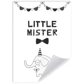 plakat-urodzinowy-little-mister-slonik-21x297-cm