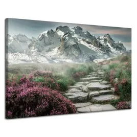 obraz-na-plotnie-natura-wrzos-w-gorach-120x80-cm