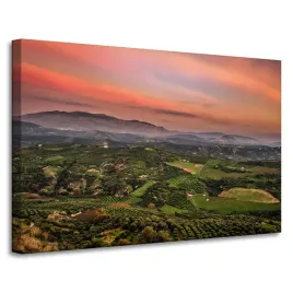 obraz-na-plotnie-natura-panorama-gor-zachod-90x60