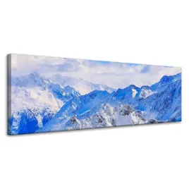 obraz-na-plotnie-natura-szczyty-gor-i-morze-120x40