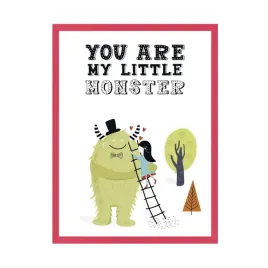 plakat-dzieciece-my-little-monster-24x30-amarant