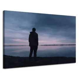 obraz-na-plotnie-natura-jezioro-zachod-120x80-cm