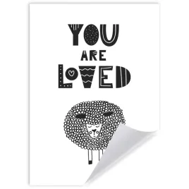 plakat-dzieciece-you-are-loved-21x297-cm