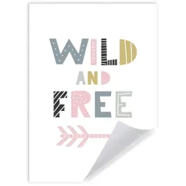 plakat-dzieciece-wild-and-free-21x297-cm