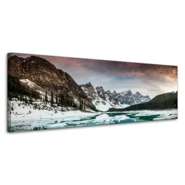 obrazy-na-plotnie-natura-jezioro-w-gorach-120x40