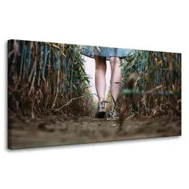 obraz-na-plotnie-natura-spacer-w-zbozu-80x40-cm