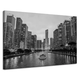 obrazy-na-plotnie-chicago-czarno-biale-120x80-cm