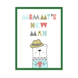 plakat-dzieciece-mommy-s-new-man-40x50-zielona