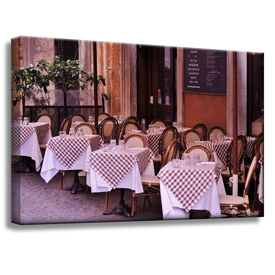 obraz-na-plotnie-restauracja-bistro-lokal60x40-cm-stan-nowy