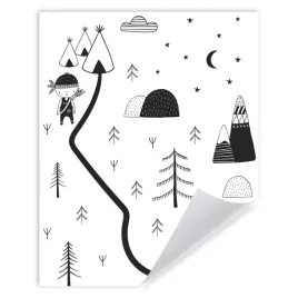 plakat-dzieciece-lisek-zwierzeta-las-24x30-cm