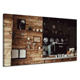 obraz-na-plotnie-kuchnia-drewniana-kawa-120x70-cm