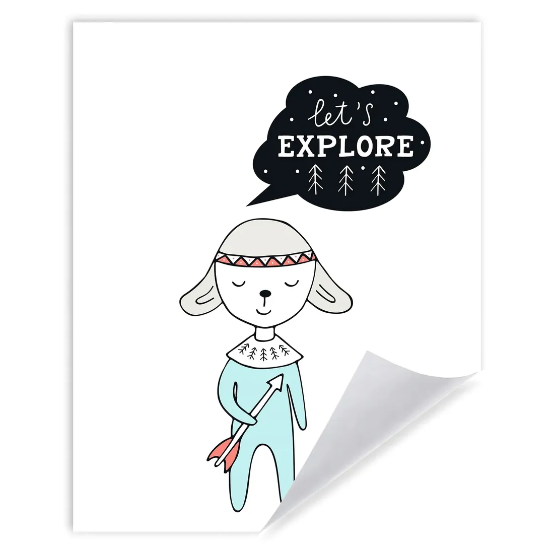 plakat-dzieciece-let-s-explore-24x30-cm