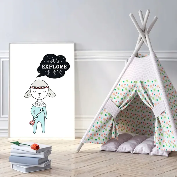 plakat-dzieciece-let-s-explore-24x30-cm-stan-opakowania-oryginalne