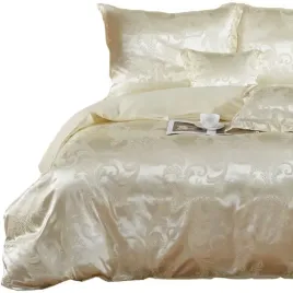 posciel-kremowa-atlasowa-220x200-2-poszewki-70x80-komplet