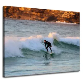 obraz-na-plotnie-ludzie-surfer-fale-sport-100x80cm