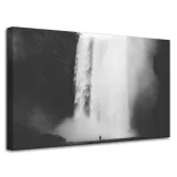 obrazy-na-plotnie-czarno-biale-wodospad-80x50-cm