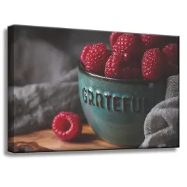 obraz-na-plotnie-kuchnia-czerwone-maliny-60x40-cm
