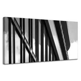 obrazy-na-plotnie-czarno-biale-budownictwo-120x60