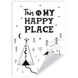 plakat-dzieciece-this-is-my-happy-place-21x297-cm