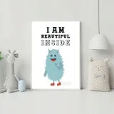 plakat-dzieciece-i-beautiful-inside-24x30-amarant-material-ramy-tworzywo-sztuczne