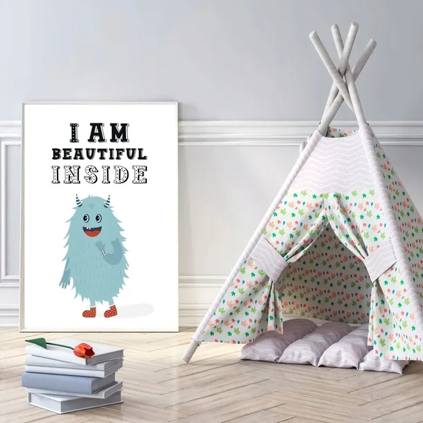 plakat-dzieciece-i-beautiful-inside-24x30-amarant-wysokosc-produktu-30-cm