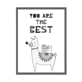 plakat-urodzinowy-you-are-the-best-24x30-szara